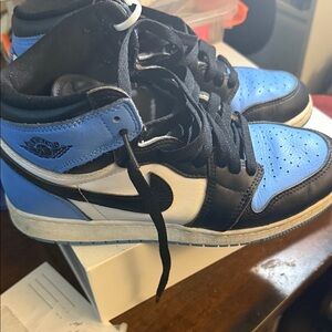 Jordan Blue and Black Boat Shoes